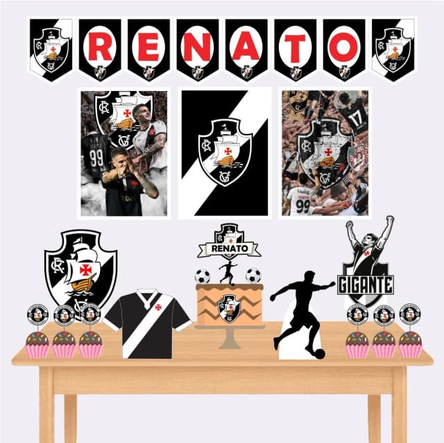 Kit Festa Só Um Bolinho VASCO - Decoração de Festa