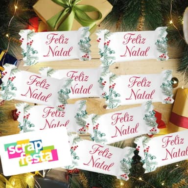 Bala Personalizada Festa Natal