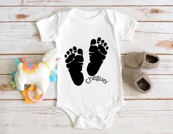 Body Bebê Cheguei - Presente de Boas-vindas