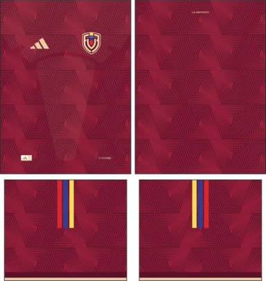 Arte Vetor Camisa Venezuela Local 2026