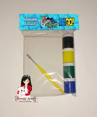 Kit Pintura Personalizado Jovens Titãs