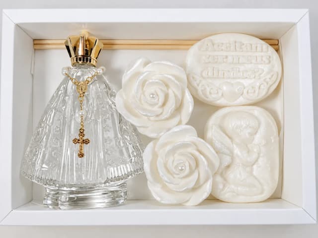 Presente Padrinhos Batismo: Kit Aromatizador Nossa Senhora