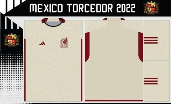 Vetor Da Camisa Mexico Torcedor 2022
