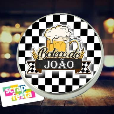 Latinhas Personalizada Festa Boteco
