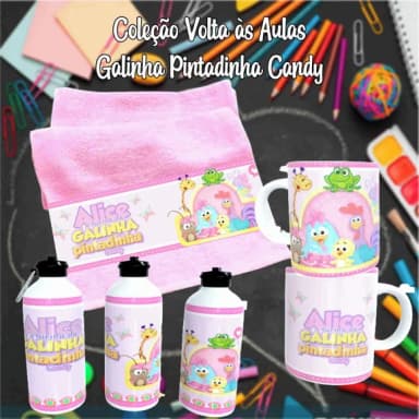 Kit Toalhinha com Garrafa Personalizada