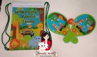 Mochila Ping Pong Tema Safari Baby