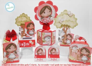 Arquivo de Corte Chapeuzinho Vermelho 30