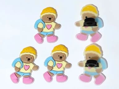 Ponteira P/lápis Urso Bobbie Goods Pacote com 6 Unidades