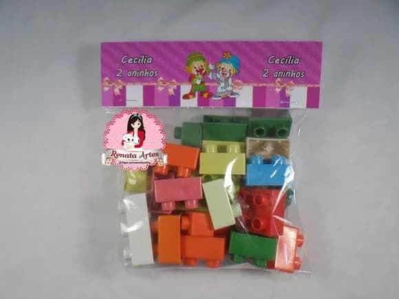 Blocos de Montar Patati Patatá Rosa
