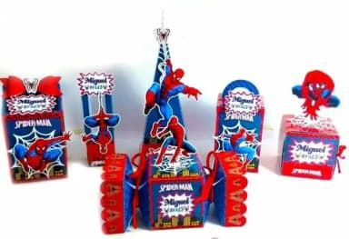 Kit 30 Lembrancinhas Homem Aranha