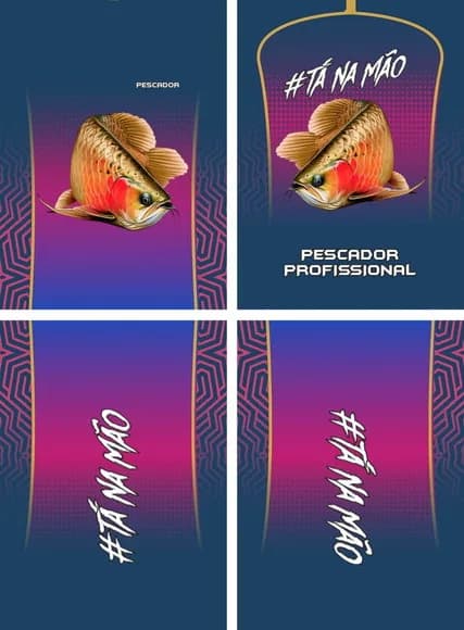 Arte Vetor Camisa Pesca-mod-0136