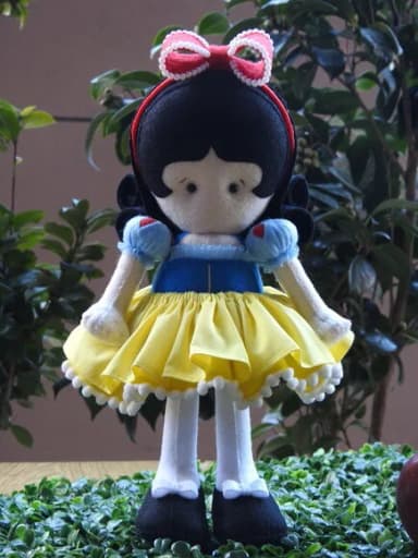 Branca de Neve 3d em Feltro - Chamar Chat Antes de Comprar