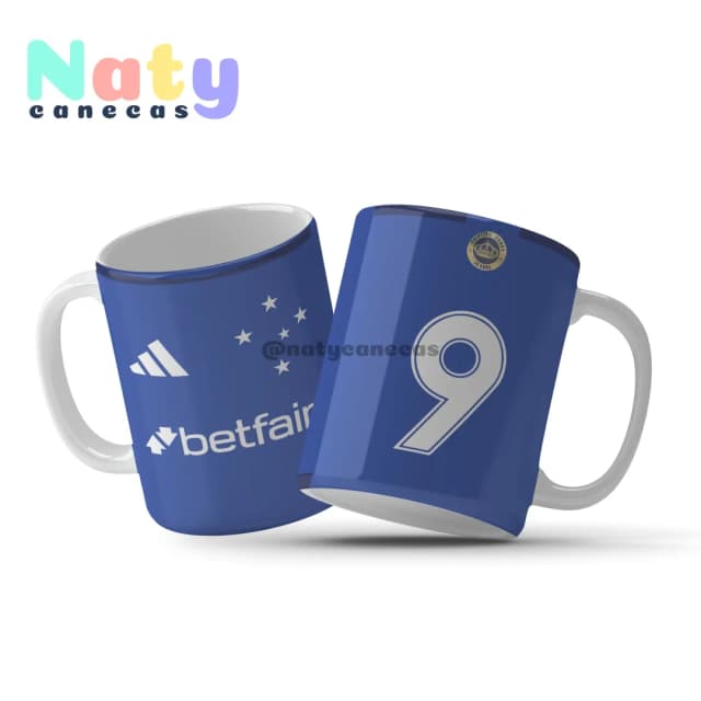 Caneca Personalizada Futebol Cruzeiro