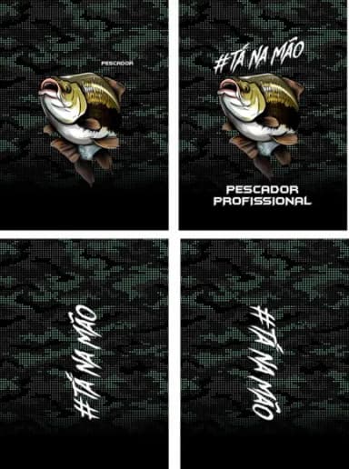 Arte Vetor Camisa Pesca-mod-0108
