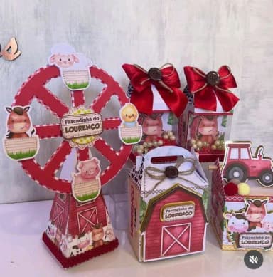 Kit Festa Fazendinha Luxo Menino