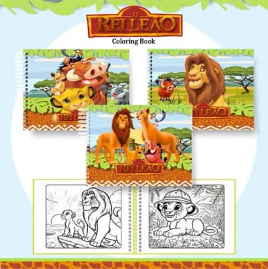Livro de Colorir A5 50 Folhas