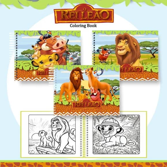 Livro de Colorir A5 50 Folhas