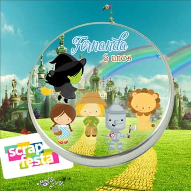 Latinhas Personalizadas Festa o Mágico de Oz Cute