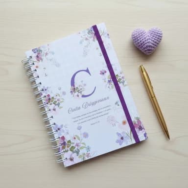 Caderno Devocional Capa Personalizada com Nome