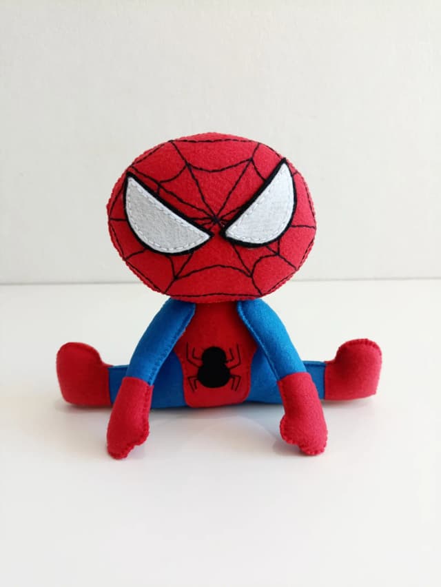 Centro de mesa Homem Aranha  Baby em feltro.