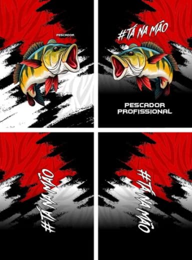 Arte Vetor Camisa Pesca-mod-0124