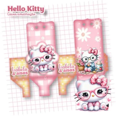 Kit 60 Lembrancinhas Hello Kitty