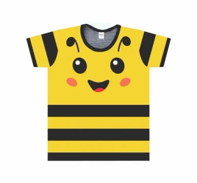 Camiseta Infantil Abelha