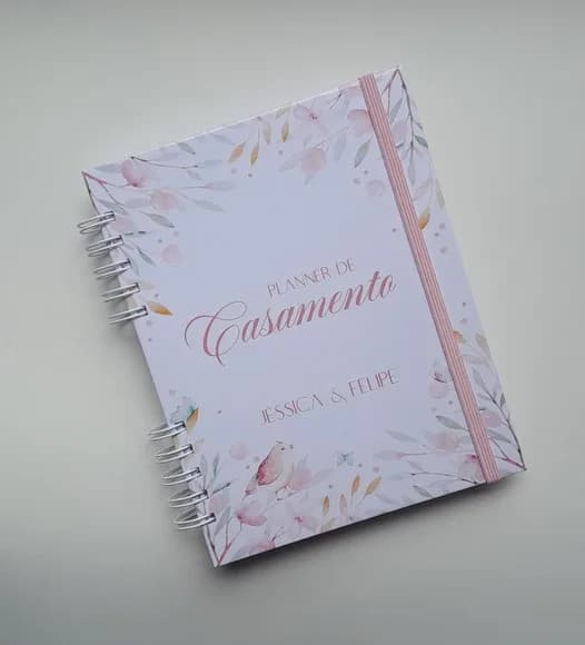 Planner da Noiva Personalizado Permanente c/ Divis - Mod 01