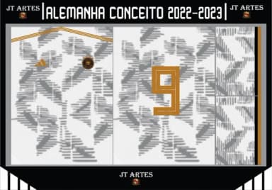 Vetor Camisa da Alemanha Conceito 2022