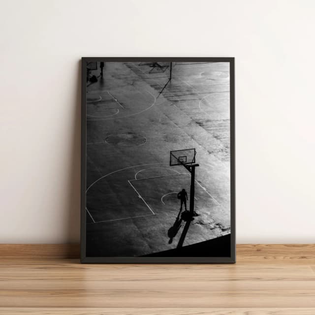 Quadro Arte Urbana Quadra de Basquete 151