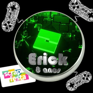 Latinhas Personalizada Festa Game Neon