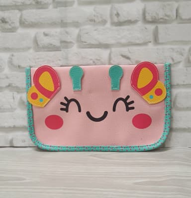 Estojo Higiene Bucal Infantil - Pronta Entrega - Borboleta