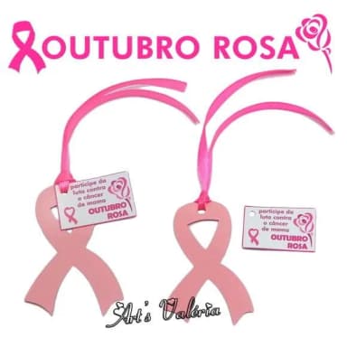 Marca Página Outubro Rosa