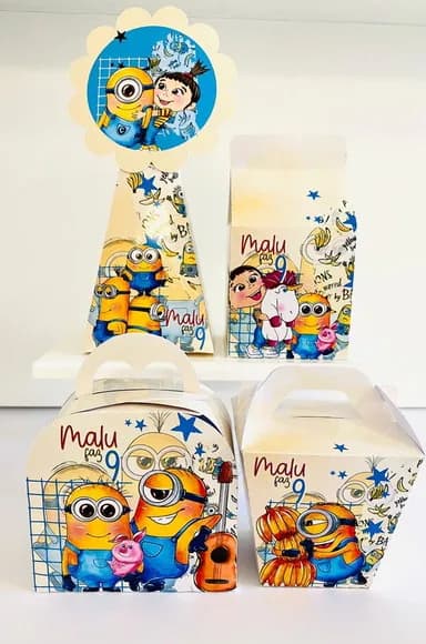 Kit 30 Lembrancinhas Minnions