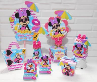 Arquivo de Corte Minnie Pool Party 31