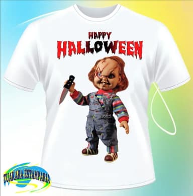Camiseta Halloween Chucky 01