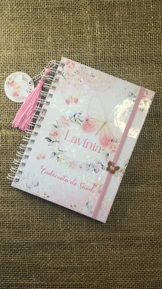 Caderneta de Saúde / Vacinação Personalizada - Borboletas