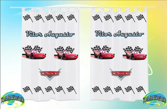 Cortina Personalizada Carros