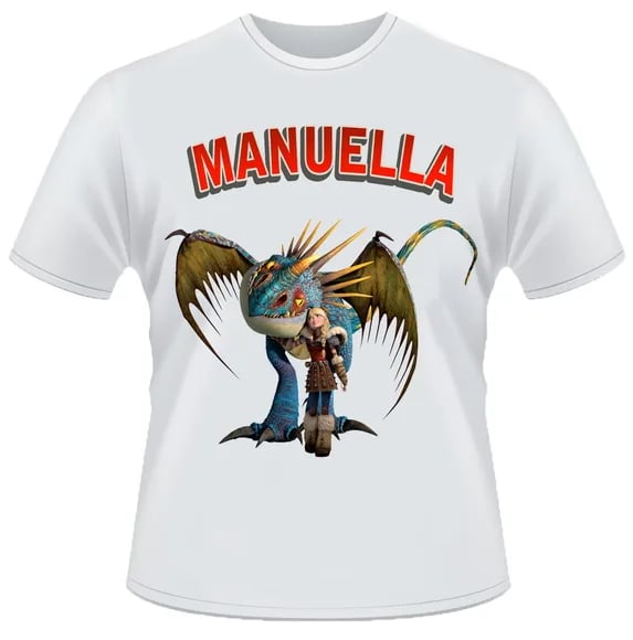 camiseta como treinar seu dragão