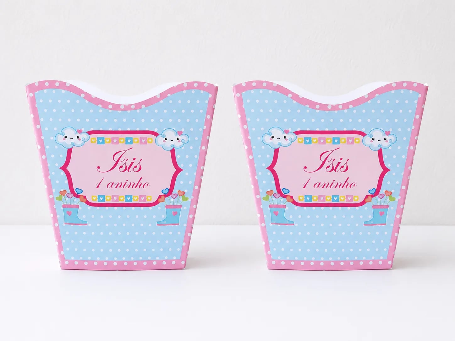 Cachepot personalizado chuva de amor
