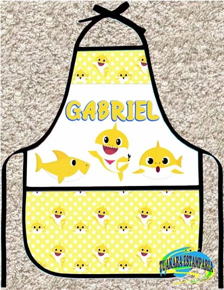 Avental Infantil Personalizado Baby Shark 02