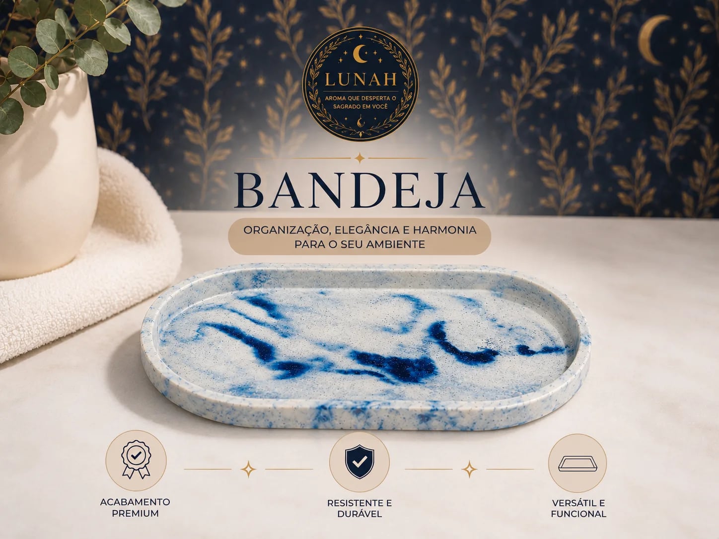 Bandeja gesso