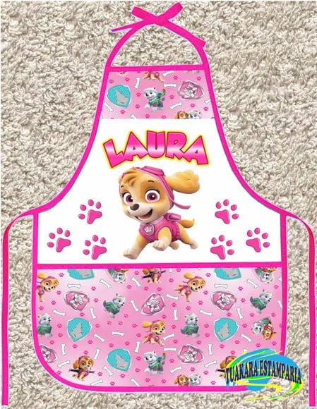 Avental Personalizado Patrulha Canina Skye
