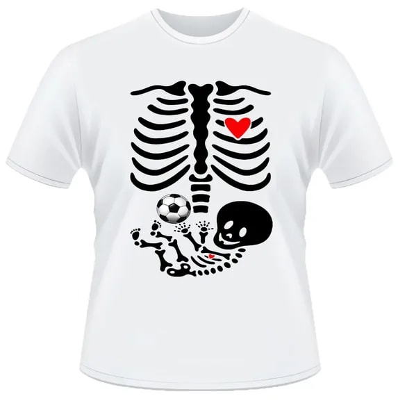 Camiseta Raio X - bebe esqueleto