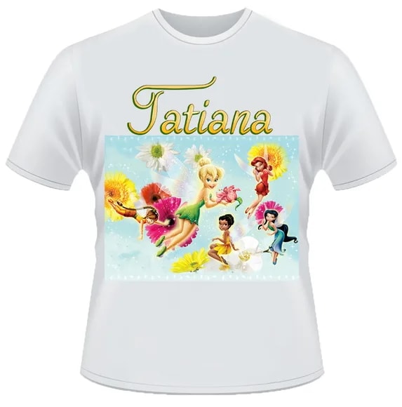 Camiseta Sininho/Tinker Bell