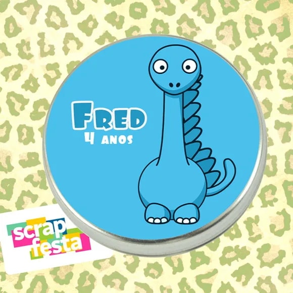 Latinhas Personalizada Festa Dinossauro