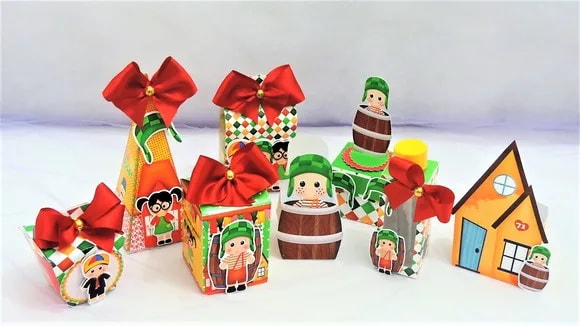 Kit 60 Lembrancinhas Chaves