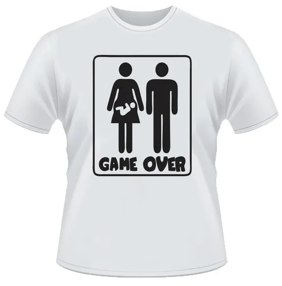 Camiseta Game Over
