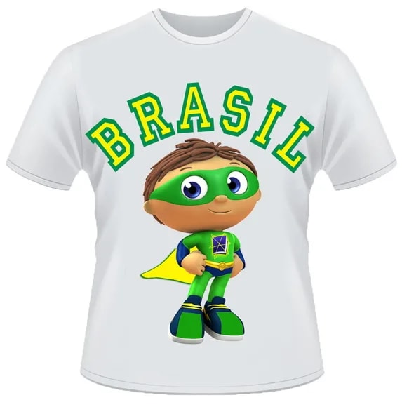 Camiseta Super Why Brasil