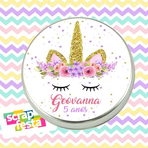Latinhas Personalizadas Lembrancinhas Festa Unicórnio